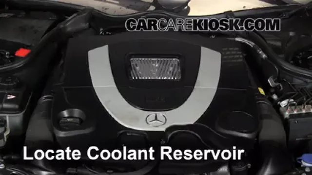 2007 Mercedes-Benz CLK550 5.5L V8 Convertible (2 Door) Antigel (Liquide de Refroidissement) Vérifiez le niveau d'antigel
